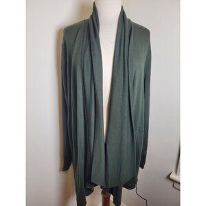 Athleta open front Cardigan sweater green Large Lightweight